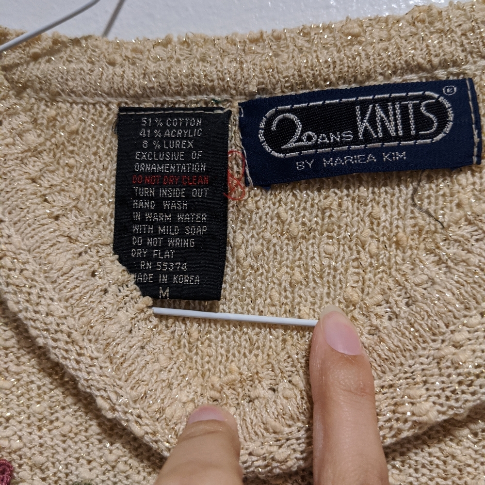 Vintage 90s crop top knit - Picture 5 of 5